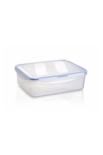 Melkan Home Lockable Storage Container 4.4 Liter Storage Container with Leak-Proof Gasket Transparent Storage Container 8.5 Cm