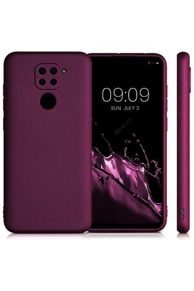 Molly Xiaomi Redmi Note 9 Uyumlu Mürdüm Guardian Mat Silikon Kılıf