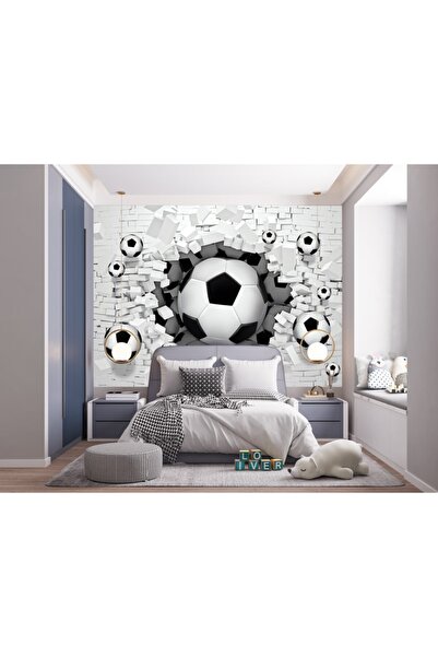 adalidekor Futbol Topu Çocuk Odası Duvar Kağıdı