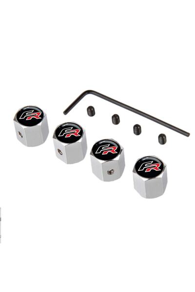 GARDENAUTO Seat Arona FR - غطاء صمام أليان ملون من الكروم، آمن ضد السرقة