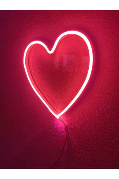 Genel Markalar Kalp Neon Şekiller Işaret Neon Led Dekoratif Duvar Aydınlatması Neon Duvar Yazısı