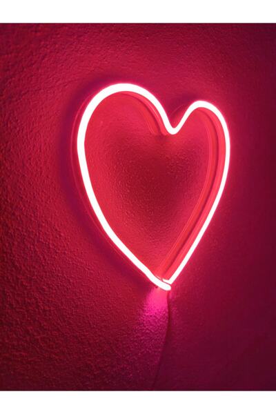 Genel Markalar Kalp Neon Şekiller Işaret Neon Led Dekoratif Duvar Aydınlatması Neon Duvar Yazısı