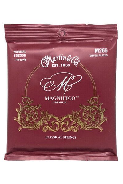 Martin M265 Magnifico Silver-plated Copper Premium Normal Tension Classical Guitar Strings