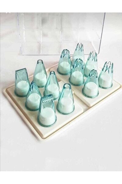 Genel Markalar Polikarbon Kırılmaz Duy Seti 12 Li Pasta,krema Süsleme Aparatları