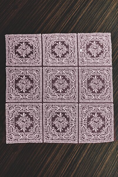 Çt Çeyizci Tekstil عرض منديل الدانتيل منديل الطاولة 8 قطع