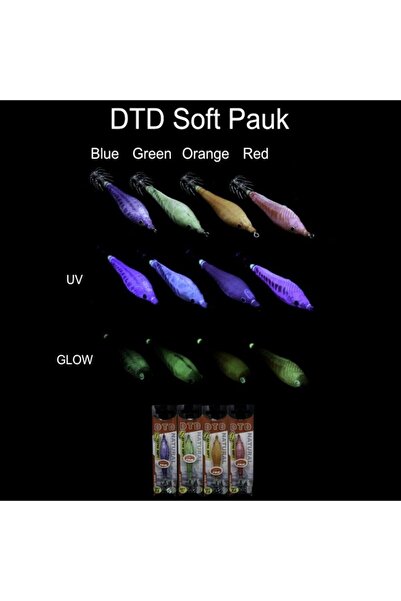 DTD Soft Pauk Glow Squid Jig 2.0 Kalamar Zokası