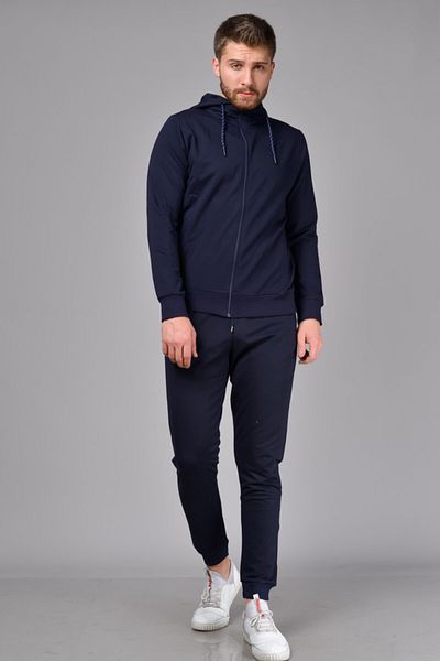TUSSE Men's Navy Blue Hooded Tracksuit Set