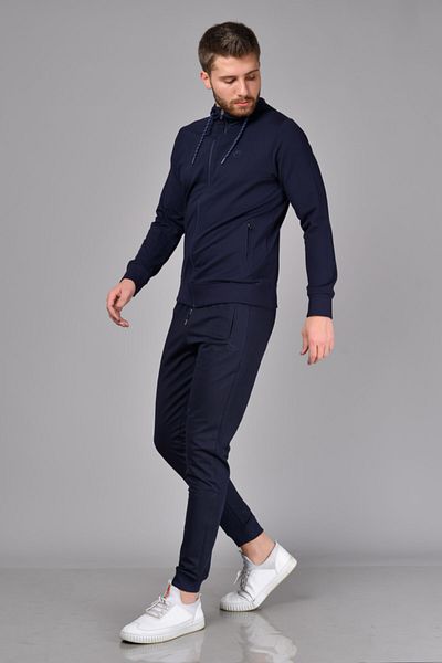 TUSSE Men's Navy Blue Hooded Tracksuit Set