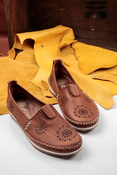 Lal Shoes & Bags Loyd (100%) din piele naturală, pantofi confortabili pentru femei, bronz