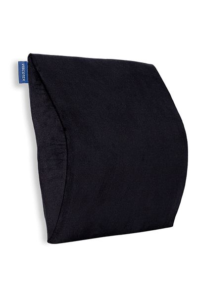 VİSCOTEX Visco Orthopedic Vehicle Waist Rest Cushion 35x33x9 Cm, Black