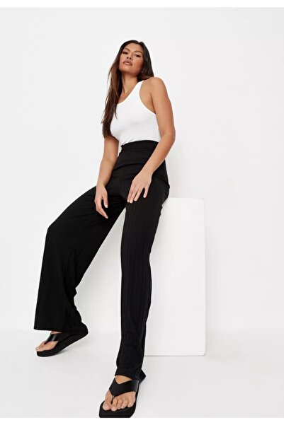 AS Anita Store Wide Leg Fitilli Triko Pantolon