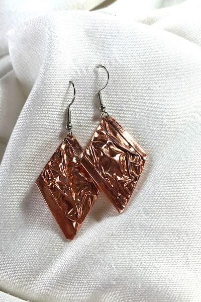 Miray hediyelik Handcrafted Copper Earrings