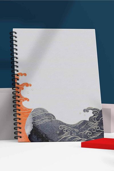 Apeirona | Limitless Art دفتر ملاحظات - مجلة رصاصة| منقط| A5| دوامة الصلب| 90 صفحة| غطاء كرتوني صلب
