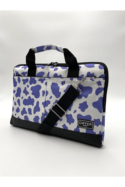 Differ Studio 15.6'' Inch Lilac Cow Pattern Laptop/Macbook/notebook/computer/briefcase