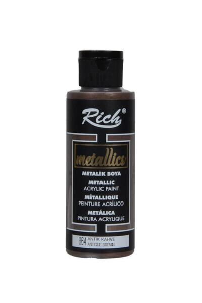 Rich Metalik Akrilik Boya 120 Ml Antik Kahve