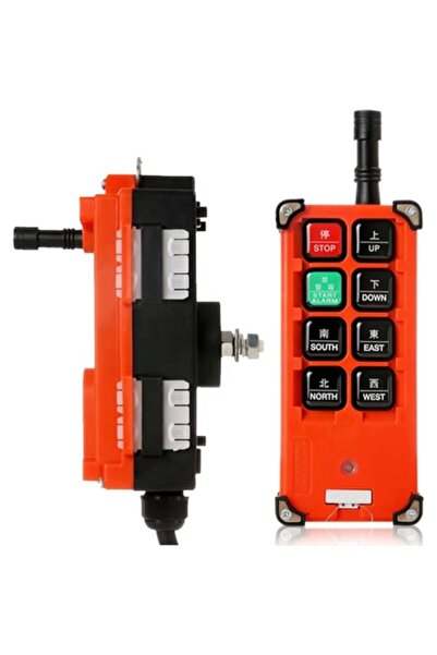 DLMAX Kablosuz Vinç Kumandası 6 Hareket Tek Hız 18-65 Volt Arası Kumanda Geri...