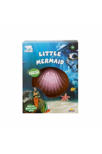 Sunman Artcz01 Karanlıkta Parlayan Deniz Kızı Fosili Kazı Seti Bernami Özel Artber