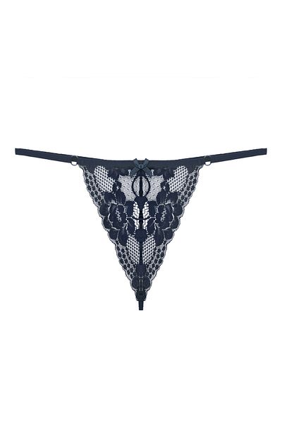 Zena 2-Piece Lace Front and String Back Women's String Panties