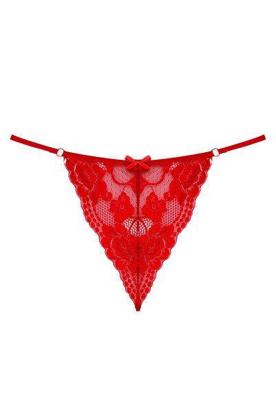 Zena 5-Piece Lace Front and String Back Women's String Panties
