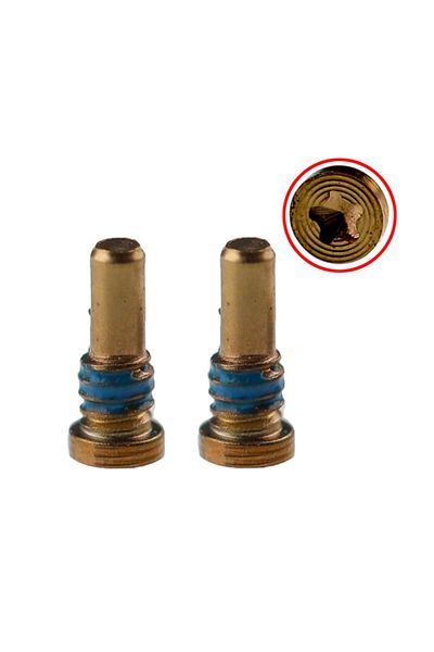 Ally Mobile Apple iPhone 8 and 8 Plus - 2-Piece Bottom Screw Set, Gold