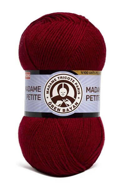 Ören Bayan Madame Petite 136 Hand Knitted Red