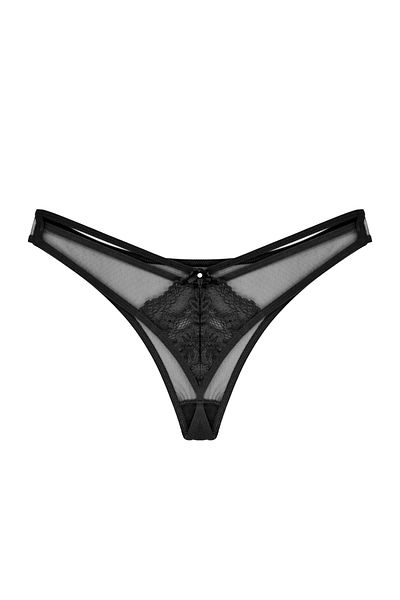 Zena 2-Piece Tulle Back String Lace Women's Panties