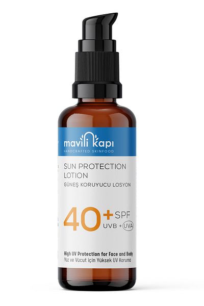 Mavili Kapı Natural Sunscreen Lotion - 40+ UV Protection