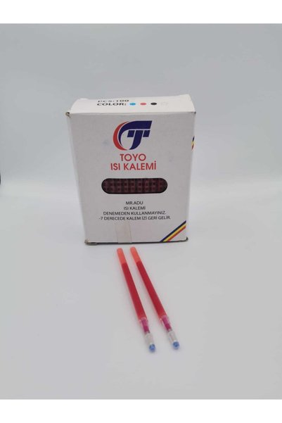 Toyo Isı Ile Uçan Silinebilen Kalem (100 Adet Kırmızı)