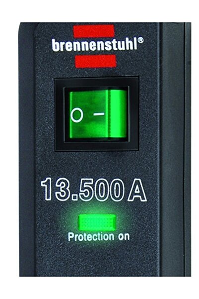 Brennenstuhl Eco Line Serisi 6 Soketli 1,5 Metre 13.500 Mah Akım Korumalı Uzatma Priz Antrasit