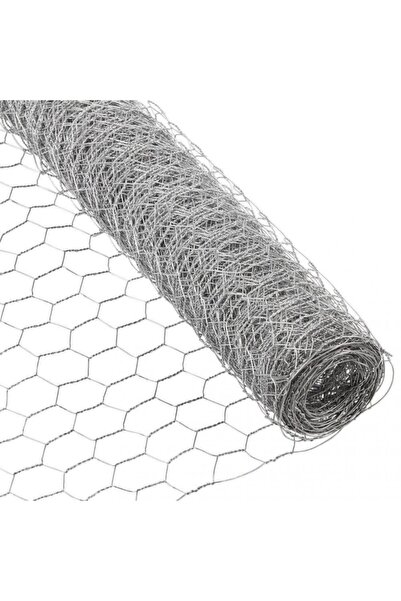 Hastel Bahçe Çit Teli 1mt Yükseklik 1.3mm Kalınlığında 20 m 7x7 Göz Aralıklı