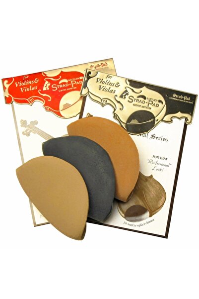 Genel Markalar Keman/viyola Çenelik Kılıfı Strad-pad Velcro Standard Ebony