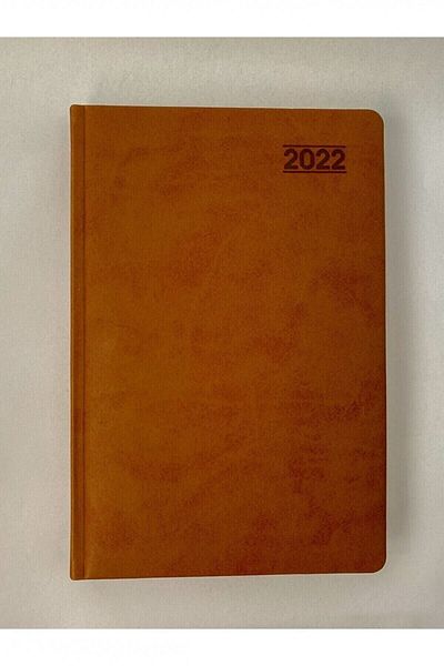 KESKİN COLOR Thermo Tan Leather Daily Agenda 17x24