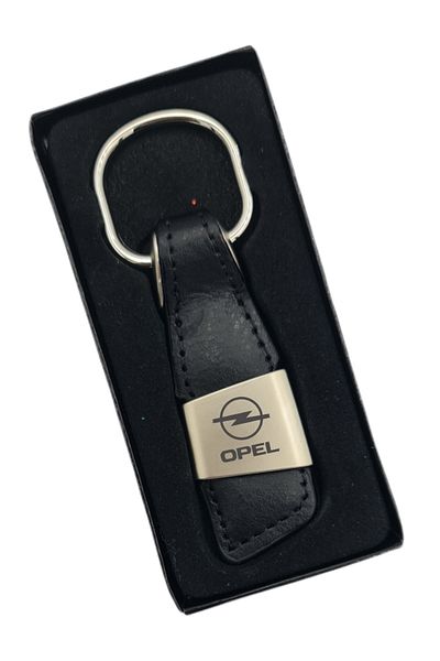 SEDEF SİLVER New Model Luxury Artificial Leather Opel Compatible Car Keychain 60185