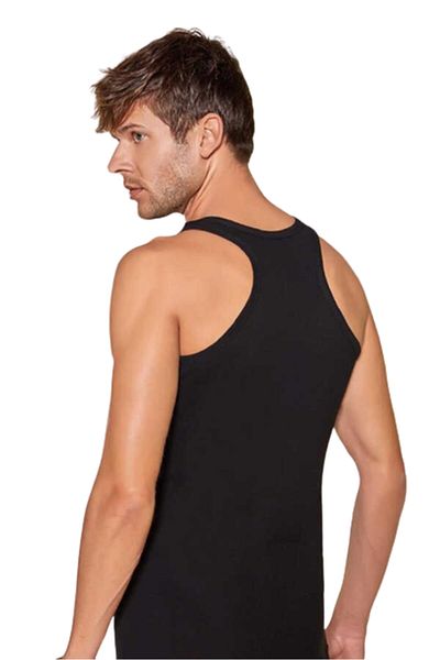 Berrak Pack of 2 Men's Black Color Modal Lycra Sports Athlete