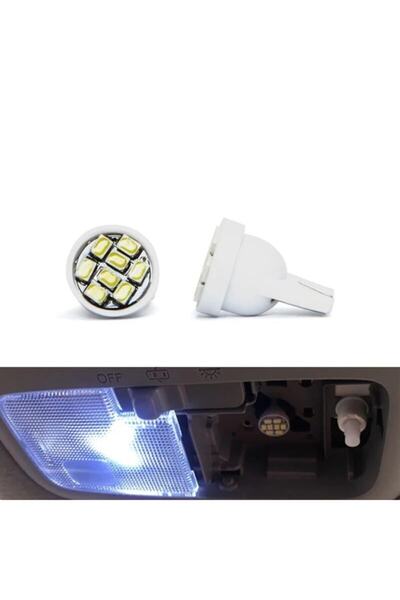 BALP 10 Adet Beyaz Renk T10 Park Ampulü Dipsiz Ampul Led Ampul Her Araca Uyar...