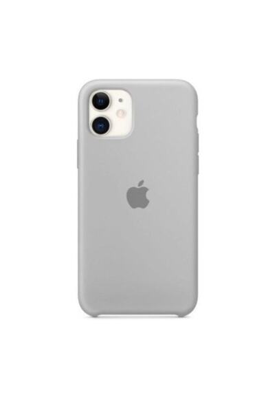 zore Iphone 11 Lansman Silikon Kılıf Gri