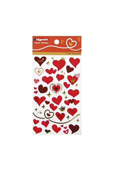 Bigpoint Αυτοκόλλητο Κόκκινες Καρδιές