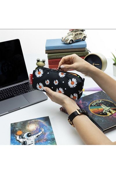 muyoso Τσάντα μακιγιάζ Daisy Pen Holder