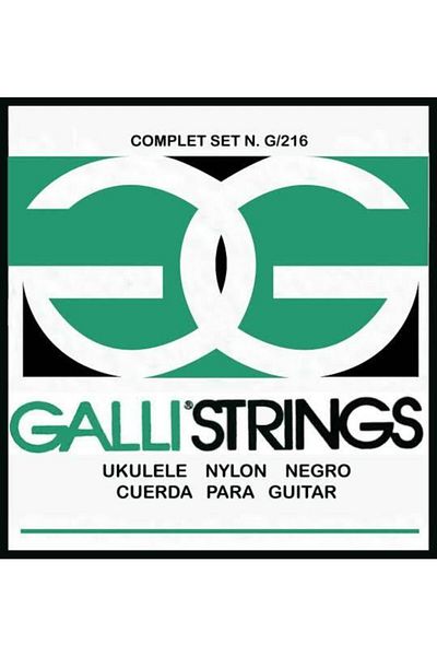 GALLİ G216b Black Nylon Professional Ukulele Wire Set - Italian Production
