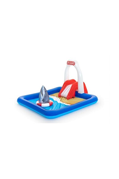 BESTWAY 233x203 Cm. Kaydıraklı Köpekbalık Havuz Bw53079