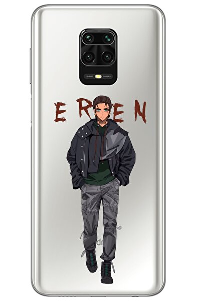 WANNA PROTECT Xiaomi Redmi Note 9s Attack On Titan Eren Desenli Desenli Şeffa...