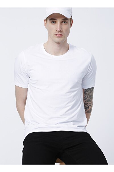 Fabrika Men's Basic Modal White T-Shirt