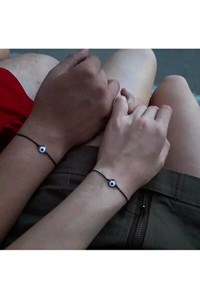 TakıConcept 2 Adet Sevgili Arkadaşlık Best Frends Nazar Boncuklu Ayarlı Ip Bi...