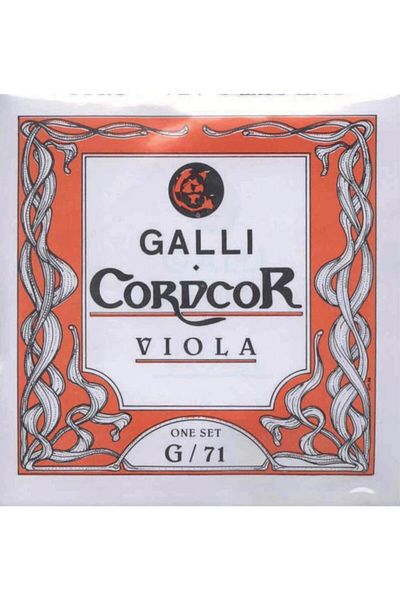 GALLİ G071 Viola Wire Set-professional Chrome Style Viola Wire Set