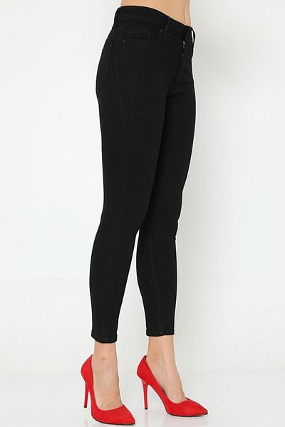 Trn JNS Eva Mony Black Skinny Jeans Jeans (SILVERY BLACK)