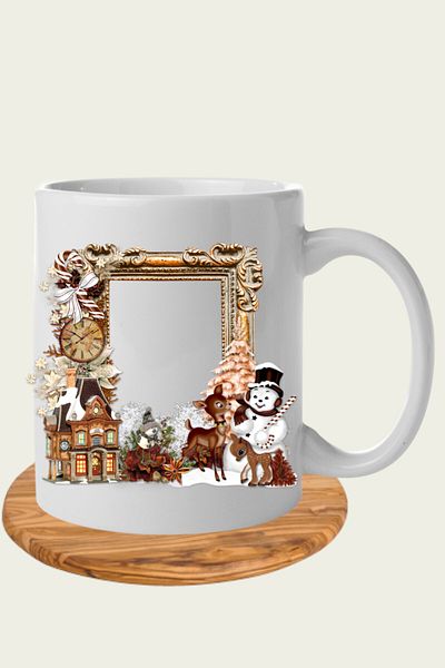 Burak Baskı Tasarım New Year's Special New Year Postcard Themed Printed Mug