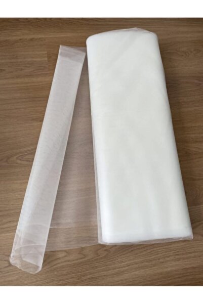Öztürk Beyaz 4 Metre Kristal Tül 1.5 Metre Eni Bohça Tülü Parti Bebek Nikah Ş...
