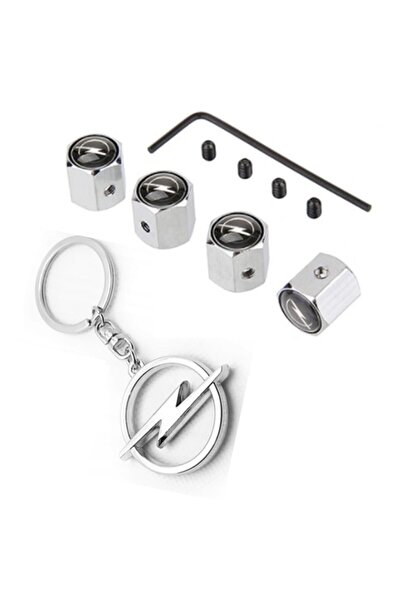 GARDENAUTO Opel Insignia 2017-2020 with Opc Logo - Chrome Allen Valve Cap & Keychain