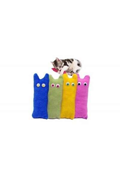 Pet Style Oynar Gözlü Kedi Oyun Ve Uyku Yastığı 19x8 Cm