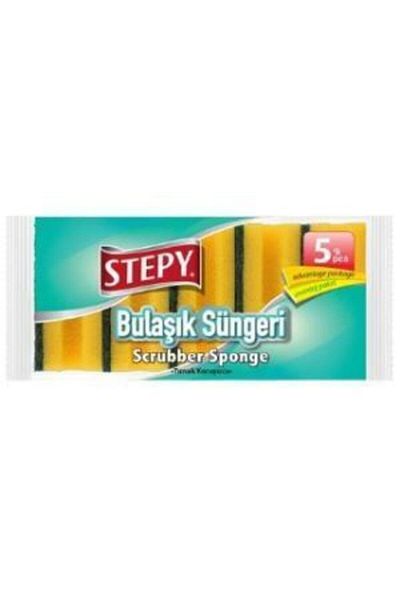STEPY Corrugated Dish Sponge 5 Pack